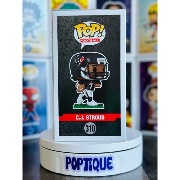 NFL Texans C.J. Stroud Funko Pop! Vinyl Figure #310 - Picture 4 of 6